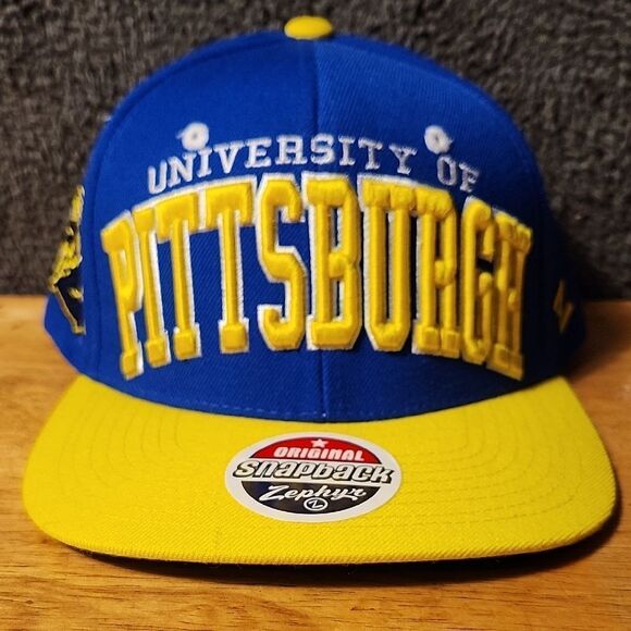 Zephyr University of Pittsburgh Panthers Pitt Snapback Hat - New - Picture 1 of 9